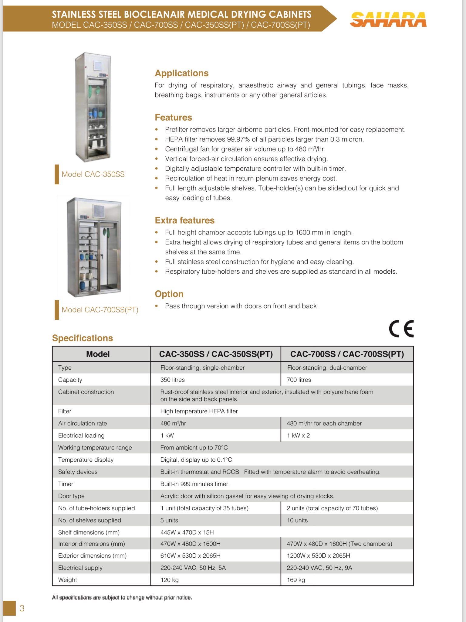Stainless Steel Biocleanair Medical Drying Cabinets