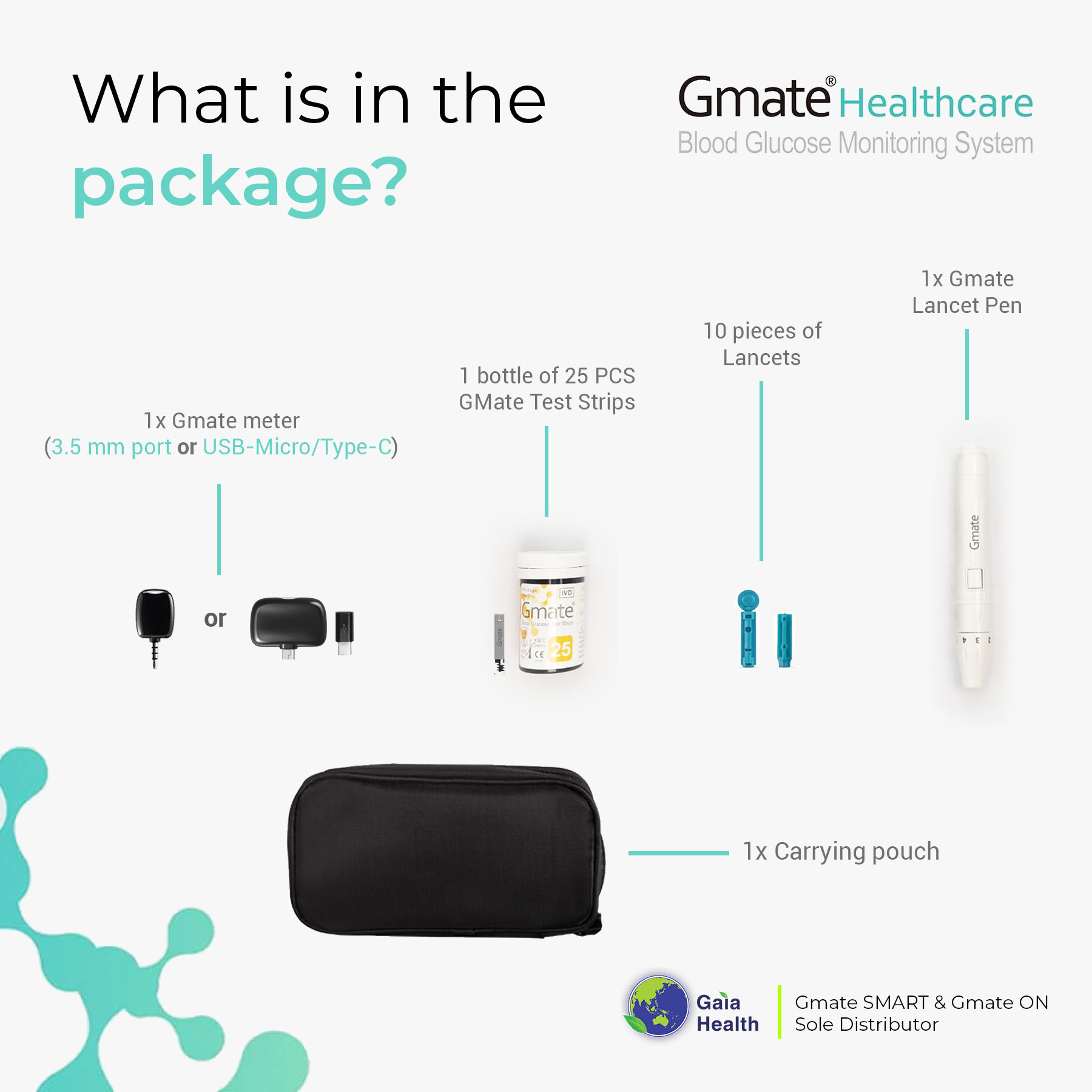 GMATE BLOOD GLUCOSE MONITORING SYSTEM